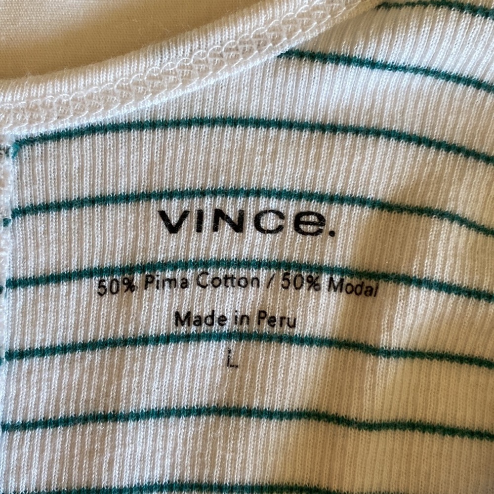 Vince Favourite Rib Racerback Tank Top - Picture 5 of 8